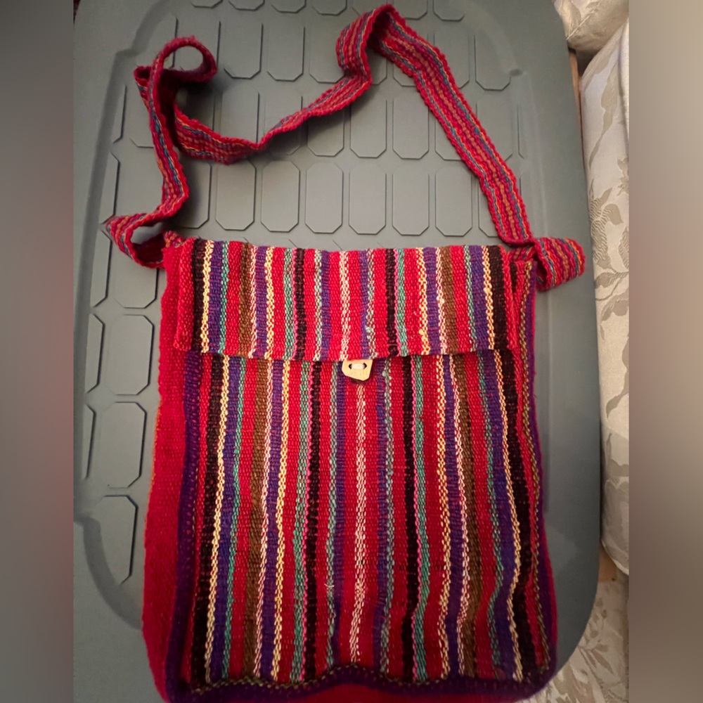 Peruvian Woven Aztec Sling Bag